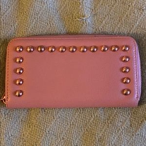Light pink wallet.